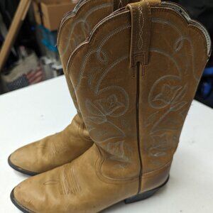 Women’s Ariat Heritage Western Boots Brown Leather 10004736 Size 7.5B